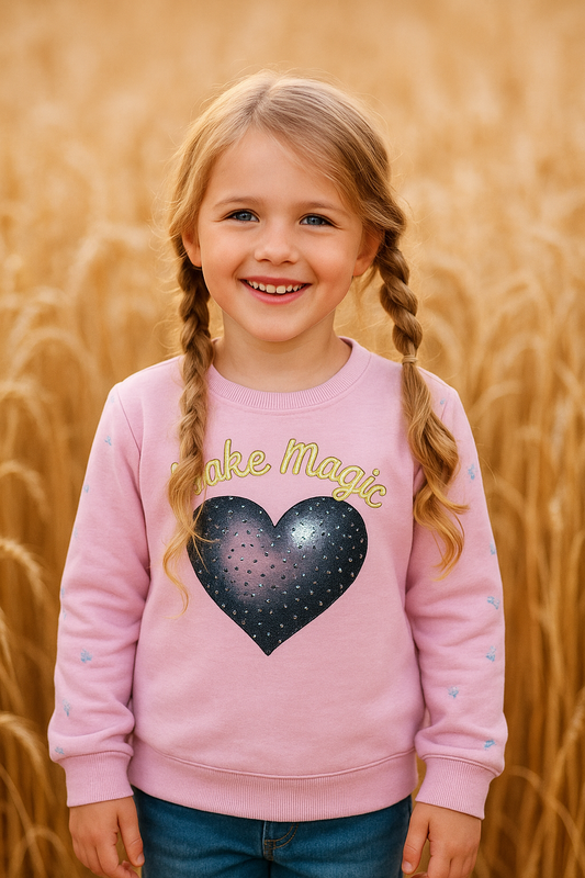 Soft & Stylish Girls Heart Sweatshirt|| Winter Collection
