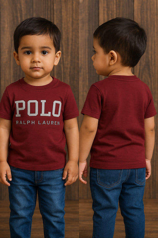Bold Red Kids Polo – Bright Look, Soft Feel