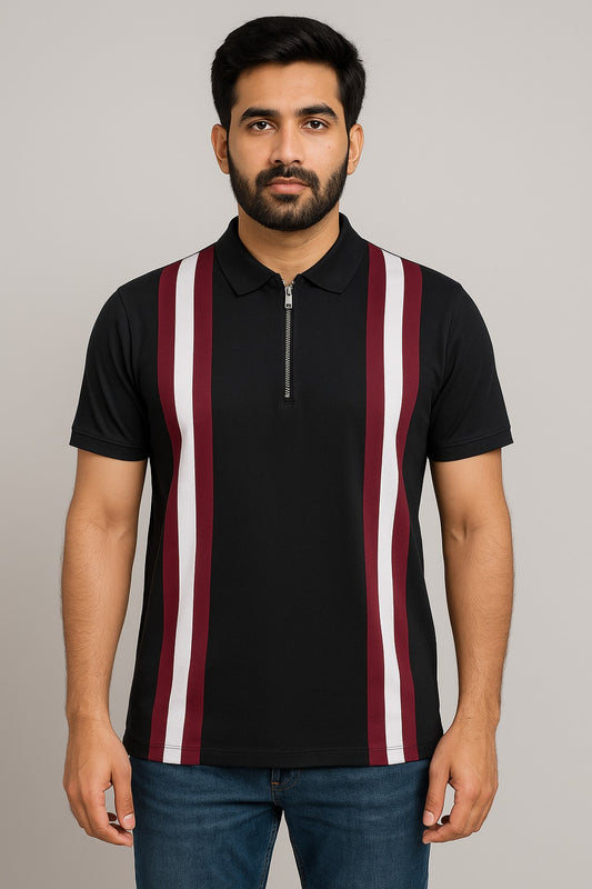 Classic Men’s Black Polo Shirt – Premium Cotton Comfort & Style