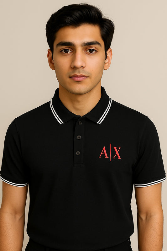 Black Polo Shirt– Sleek, Versatile & Breathable