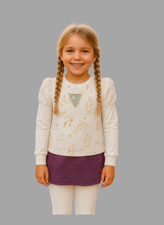 Girls Winter 2 Pcs Outfit Set |Winter Collection