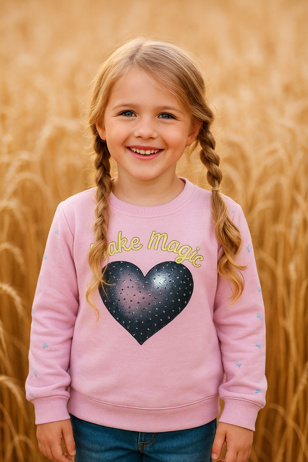 Soft & Stylish Girls Heart Sweatshirt||  Winter Collection