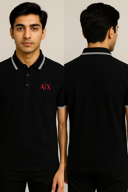 Black Polo Shirt– Sleek, Versatile & Breathable