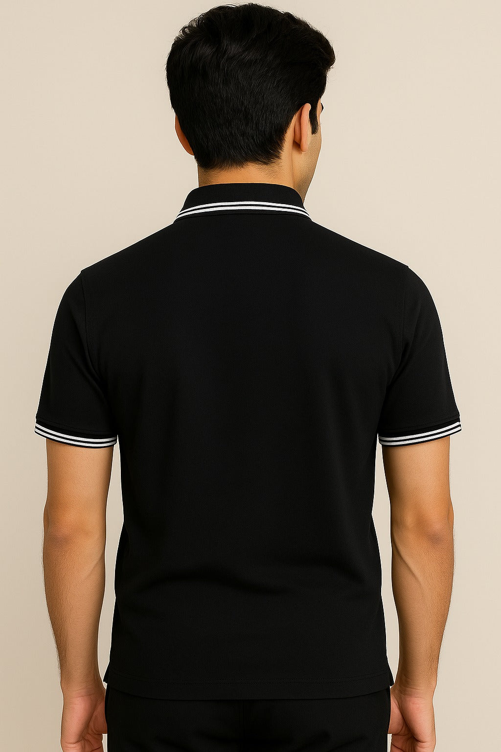 Black Polo Shirt– Sleek, Versatile & Breathable