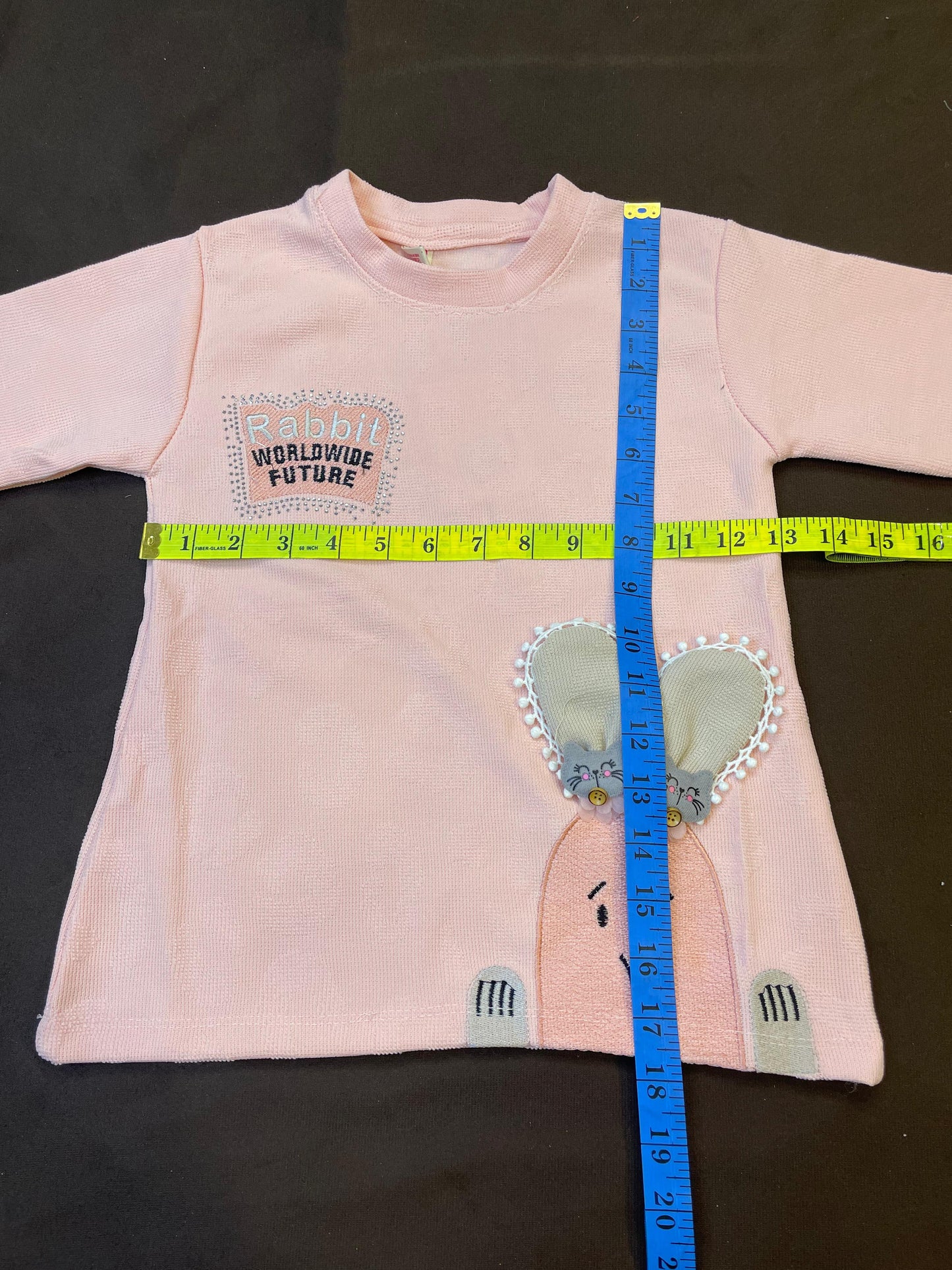 Girls Pink Bunny Suit Set – Winter Collection
