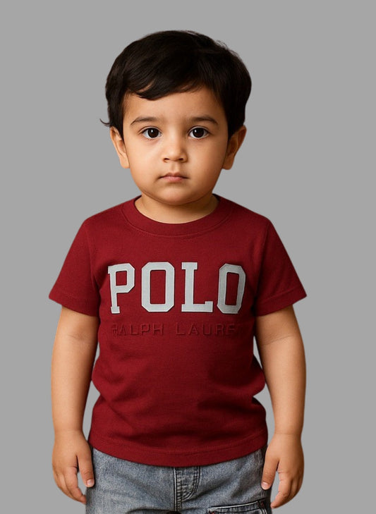 Bold Red Kids Polo – Bright Look, Soft Feel