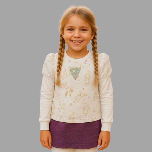 Girls Winter 2 Pcs Outfit Set |Winter Collection