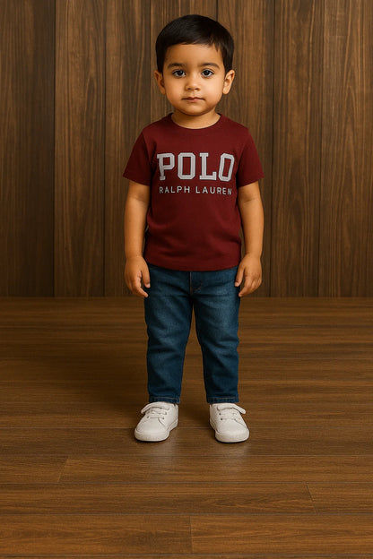 Bold Red Kids Polo – Bright Look, Soft Feel