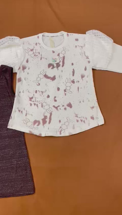 Girls Winter 2 Pcs Outfit Set |Winter Collection