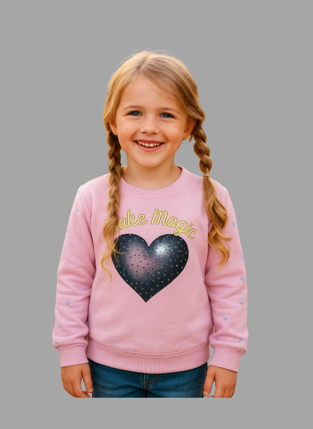 Soft & Stylish Girls Heart Sweatshirt||  Winter Collection